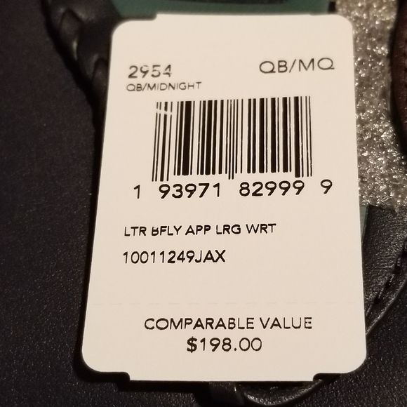 Coach "LE" Large Wristlet With Butterfly Applique - Picture 6 of 9